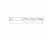 VHM-Bohrer Ø 3,3 mm IK 135°  5xD spiralgen. M/S/P/K